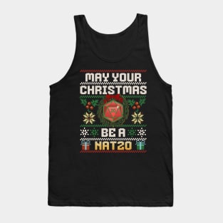 May Your Christmas Be A Nat20 Tank Top